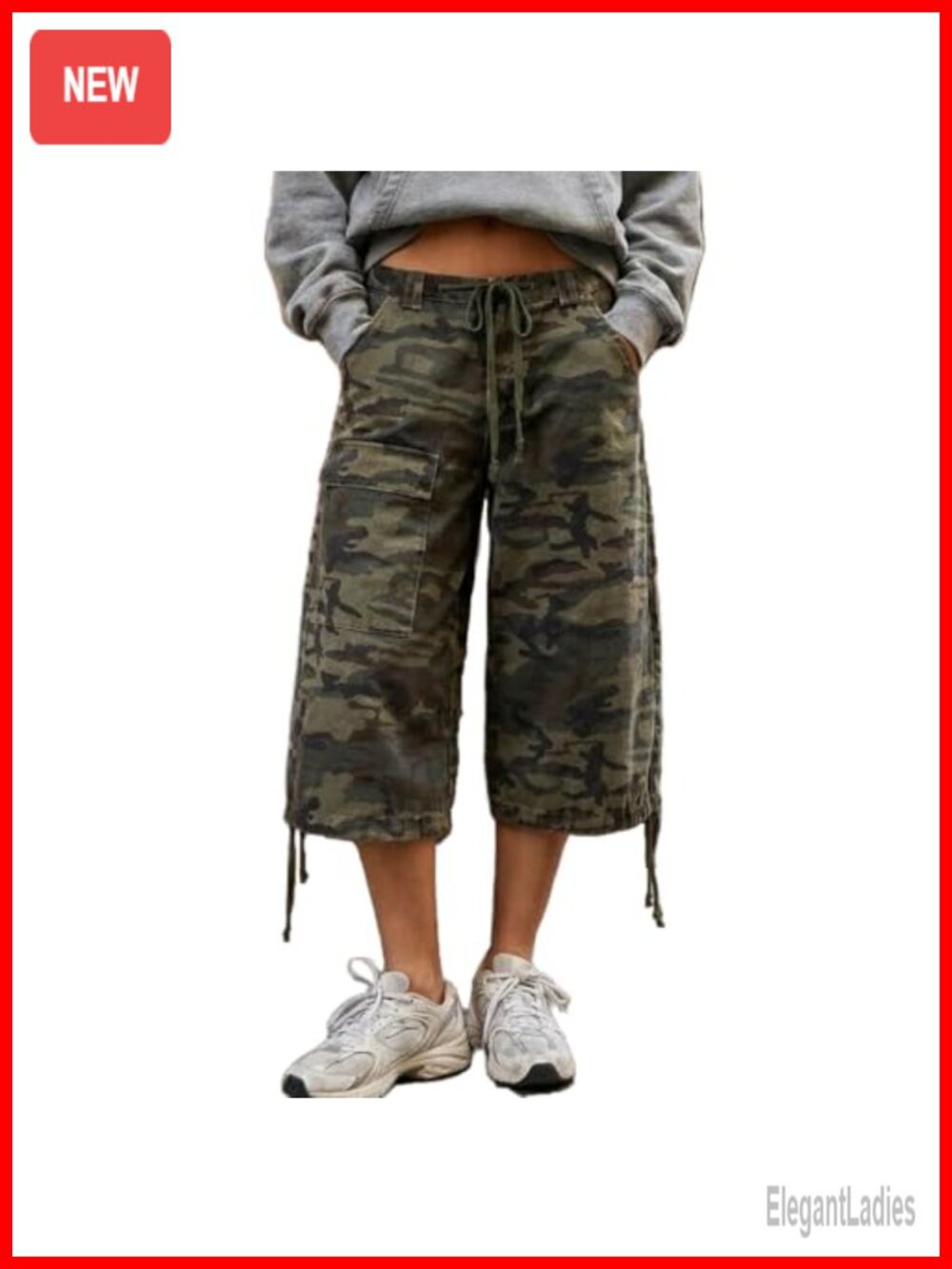 Y2K Cargo Jean Shorts Women Casual Drawstring Low Rise Baggy Denim Jorts